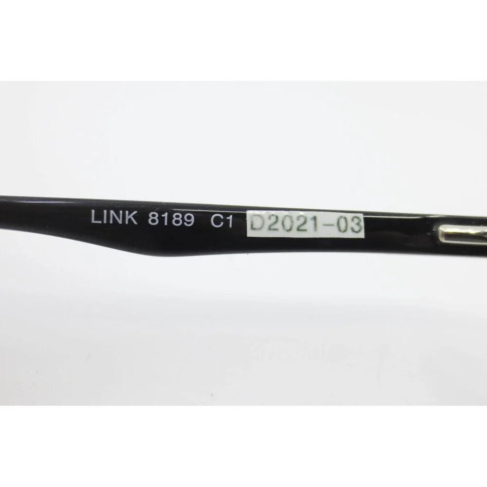 Link Occhiali 8189 C1 Sunglasses Black Rectangular Frame Mens Womens Eyewear